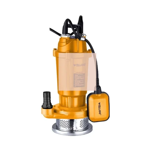 WELLOO Heavy Duty 550W Submersible Pump 25M Head 7m³/min Flow Water Pump for Irrigation and Construction model QDX1.5-25-0.55F /QDX15-7-0.55F /QDX10-10-0.55F GARDEN