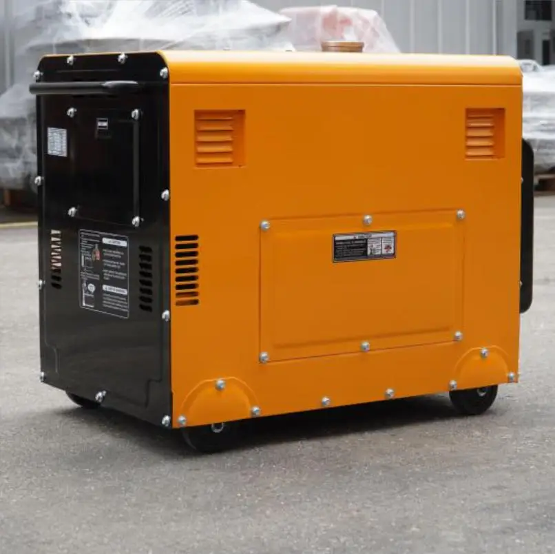 WELLOO Portable 5kw Silent Diesel Generator Single Cylinder 12L Electric Starter Diesel Electric Generator model SDG85000 EQUIPMENT product thumbnail 3