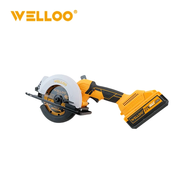 WELLOO Portable 20V Li-Ion Cordless Circular Saw 150mm Blade Handheld Cutting Circular Saw for Woodworking model CLS25137S CORDLESS TOOLS product thumbnail 4