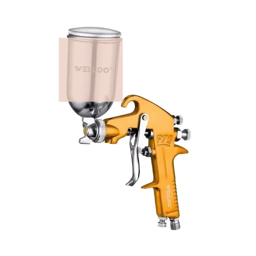 WELLOO High Efficiency 3-5Bar 1.5mm Nozzle Air Gravity Feed Spray Gun for Automotive and Wood Coating model ASGF75G AIR TOOLS product thumbnail 8