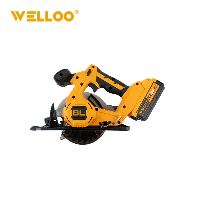 WELLOO 20V Li-Ion Circular Saw Cordless 165mm Blade Adjustable Cutting Depth Electric Circular Saw for DIY Construction model CLS25138S CORDLESS TOOLS product thumbnail 5