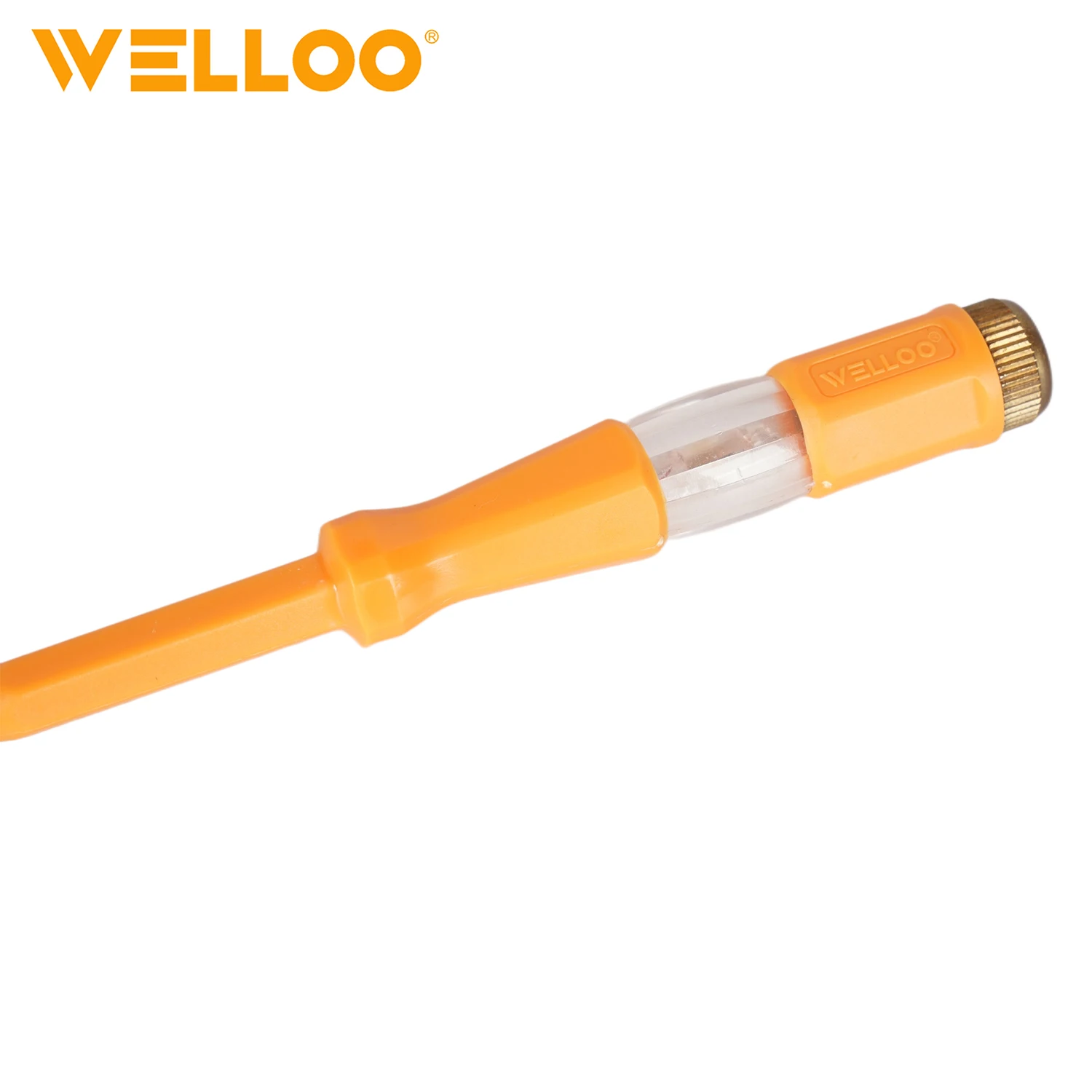 WELLOO Newly Upgraded CRV Material High Voltage Tester with Plastic Handle 110-500v Screwdriver for Voltage Test model DVT63140 HAND TOOLS product thumbnail 3