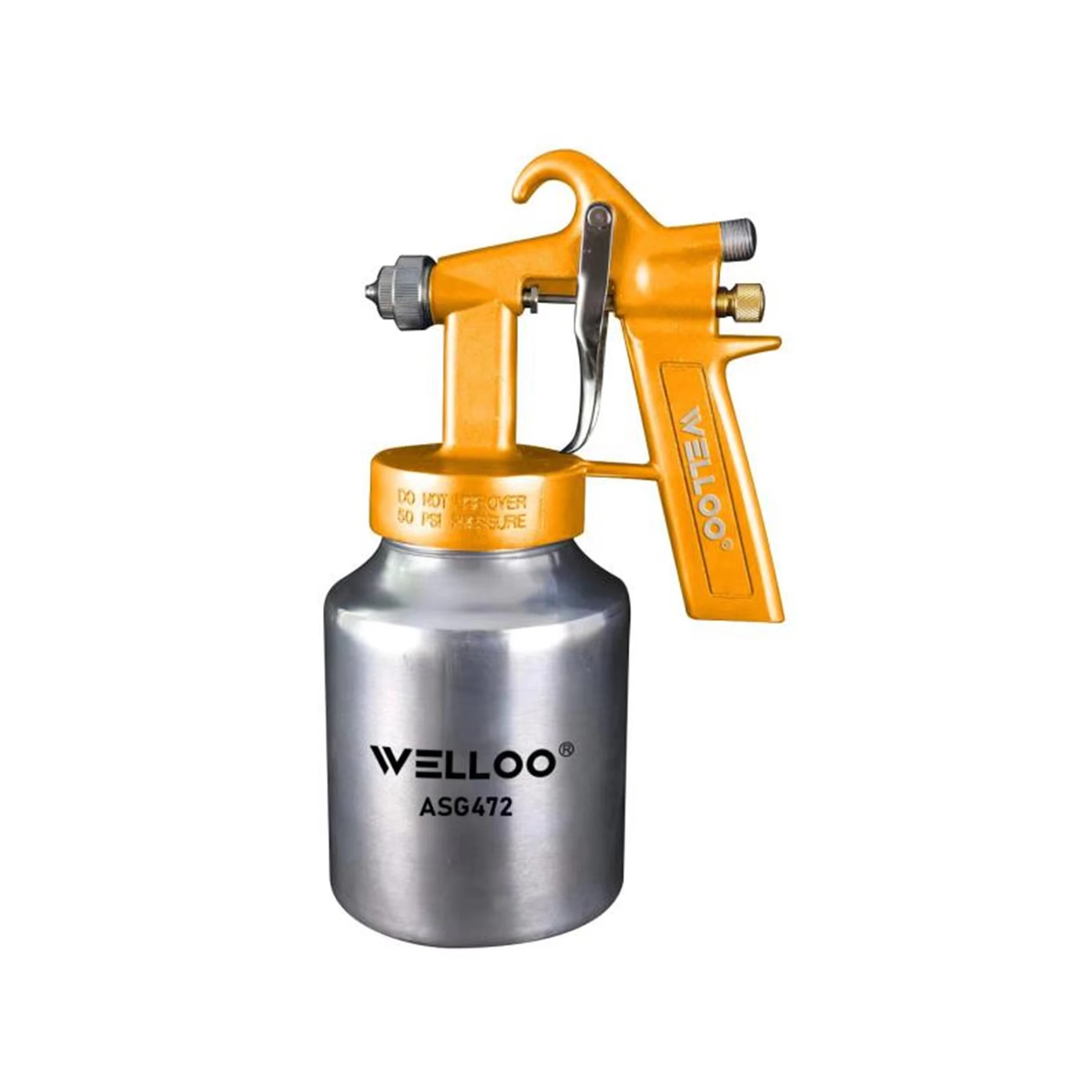WELLOO Pneumatic Air Spray Gun 1.2 mm Nozzle HVLP High Atomization for Automotive Paint & Furniture Coating model ASG472 AIR TOOLS catalog product image