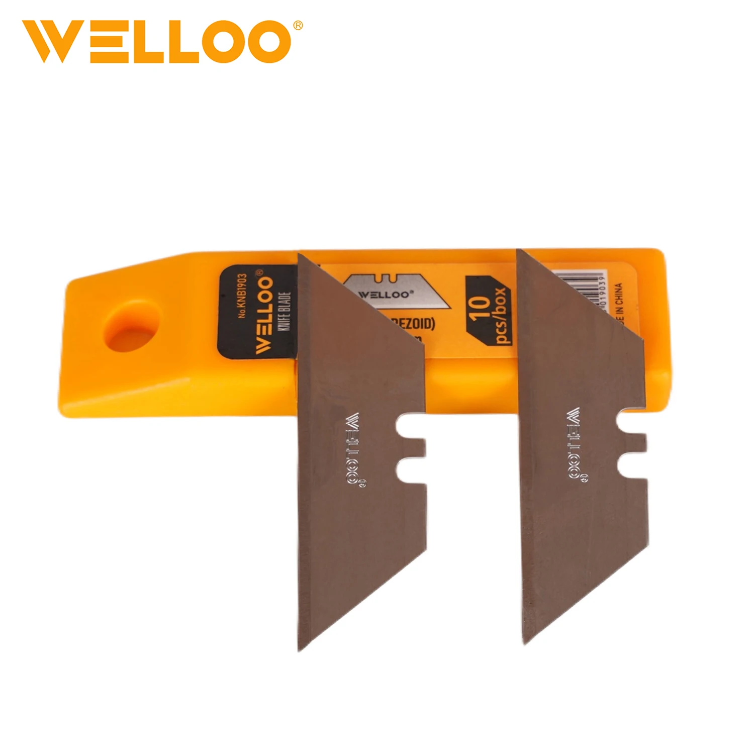 WELLOO Quality Assurance High Precision Steel Utility Knife Blades Quick-Change 0.6mm 10pcs Set for DIY OEM model KNB1903 HAND TOOLS product thumbnail 6