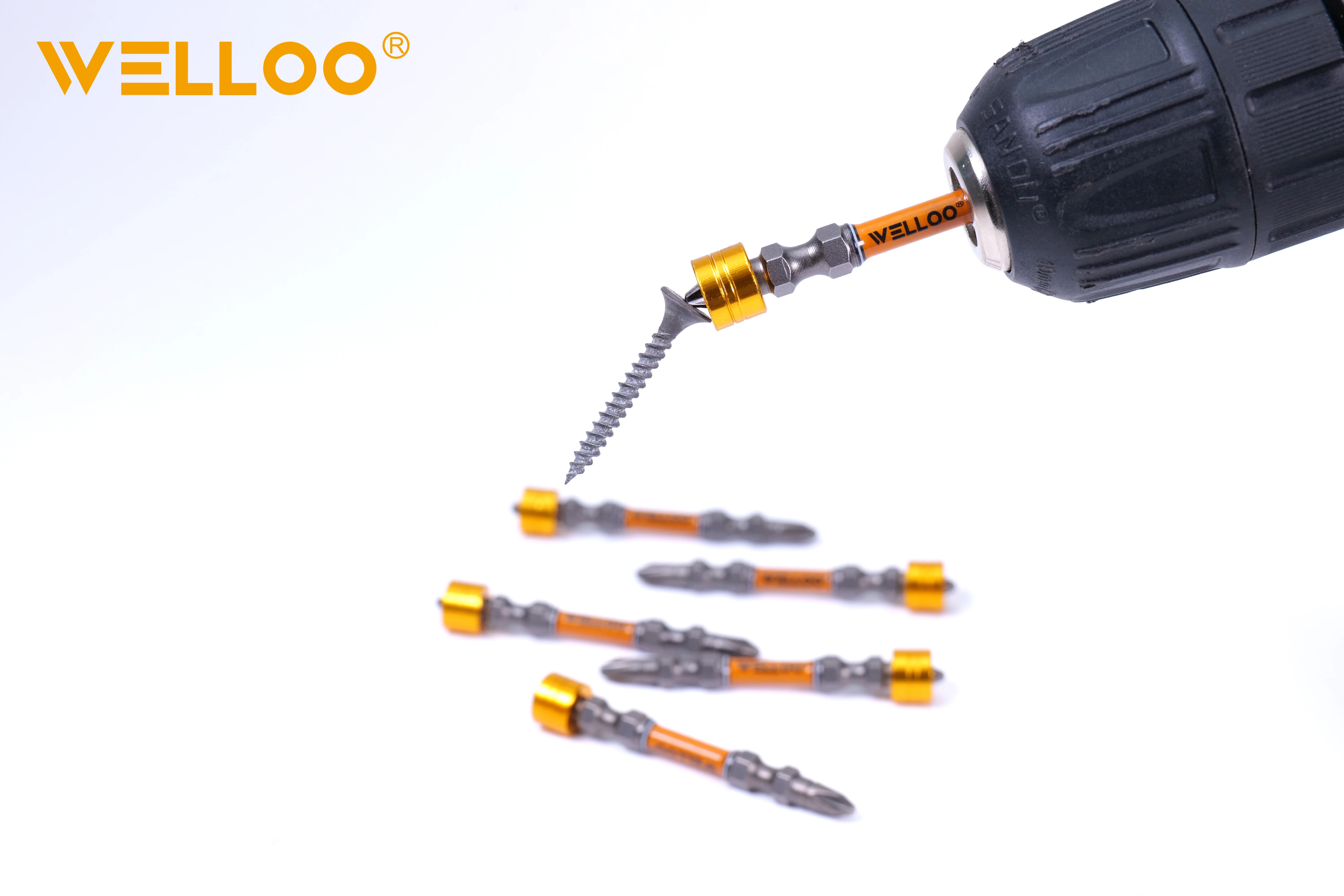 WELLOO Wholesale 10pcs High-Precision Magnetic Coil Screwdriver Bit for Power Drills and Manual Screwdrivers model SDB88065 ACCESSORIES product thumbnail 4