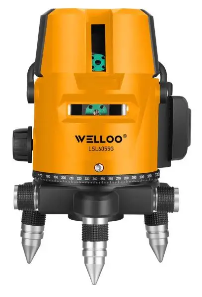 WELLOO 1.5 Green Lines Laser Level High-Precision Line Laser Level Battery-powered Laser Level model LSL6055G HAND TOOLS product thumbnail 2