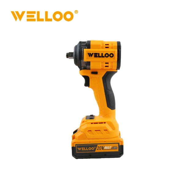 WELLOO New Arrival 20V Cordless Impact Wrench 1/2 Inch Adjustable Speed 280Nm Brushless Impact Wrench for DIY & Construction model CPW72500S CORDLESS TOOLS product