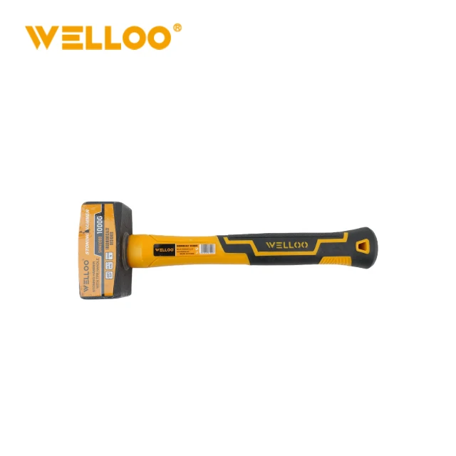 WELLOO Splitting Hammer German Type Stone 1kG Machinist Hammer High Carbon Steel Hammer Wall Crushing Tool model SHM61000 HAND TOOLS product thumbnail 3