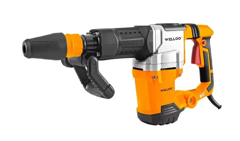 WELLOO Industrial Heavy Duty Electric Demolition Breaker 10kg 1500W for Concrete and Brick Wall Breaking model DBK8511E POWER TOOLS product thumbnail 2