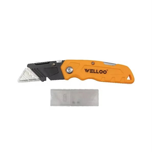 WELLOO Industrial 61mmx19mm Utility Knife Hand Portable Folding Utility Knife with Plastic Handle model FKF6519 HAND TOOLS product thumbnail 10