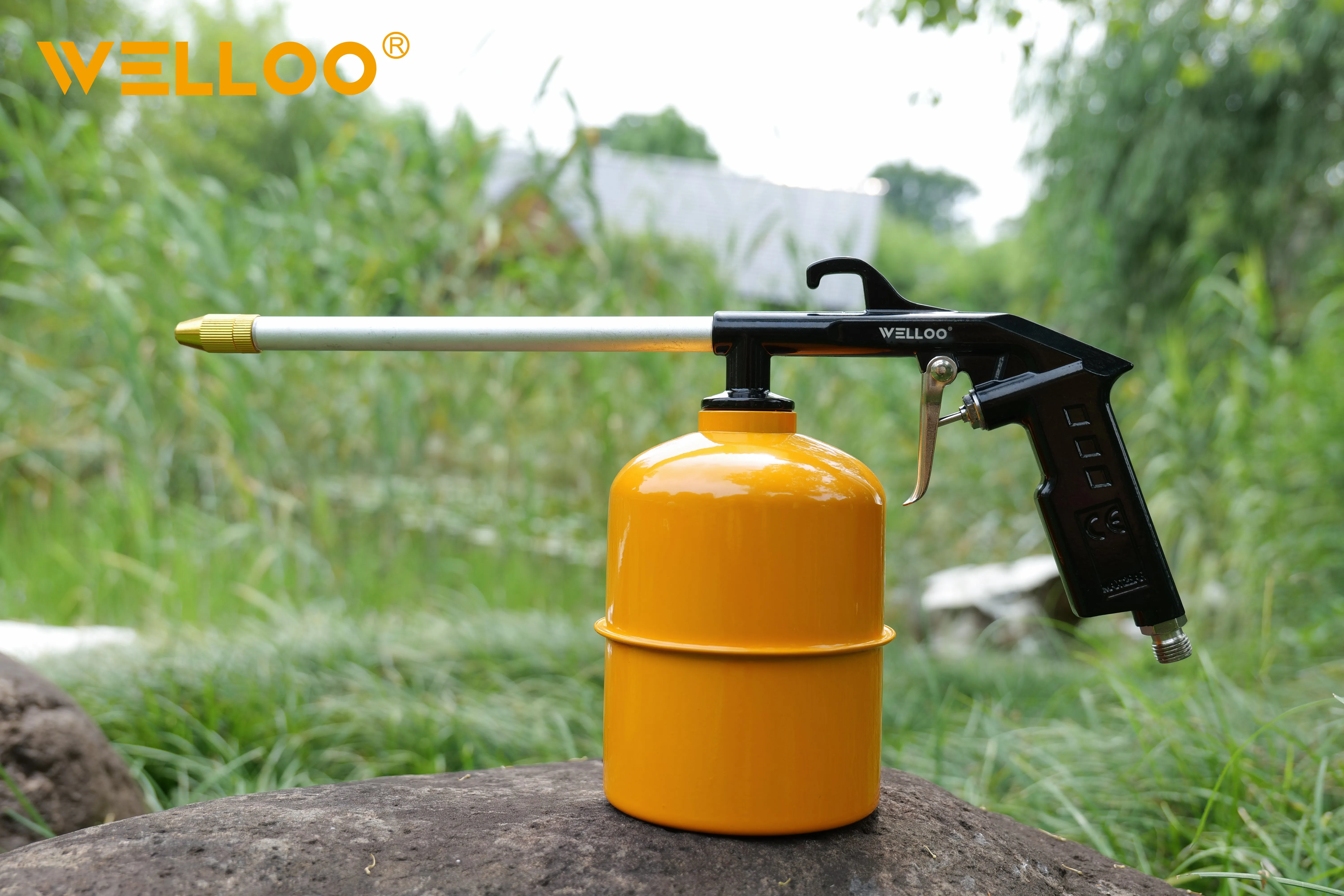 WELLOO Factory Direct Sales 3.0-5.0bar High Pressure air Gun 1000cc air Wash Gun Pneumatic air Gun model AWG3210A AIR TOOLS product thumbnail 3