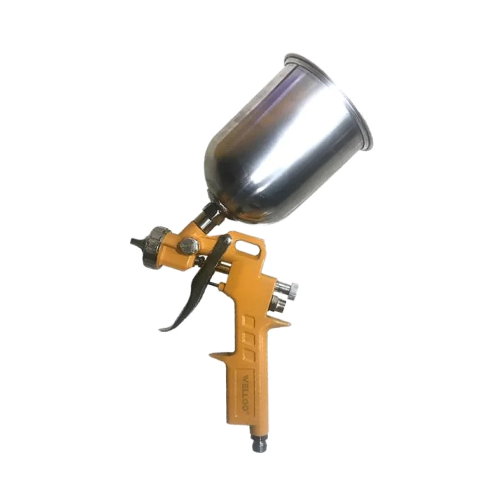 WELLOO 1000cc HVLP 1.7 mm Nozzle Pneumatic Gravity Feed Air Spray Paint Gun for Auto & Furniture model ASG4001 AIR TOOLS catalog product image