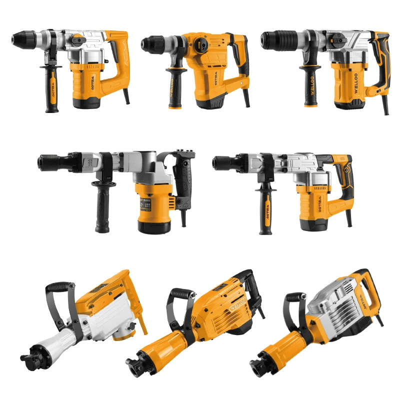 WELLOO One Stop Tools Station High Performance Rotary Hammer Combo Set with Strong Driving Force model Rotary ]Hammer&Demolition Breaker POWER TOOLS product thumbnail 2