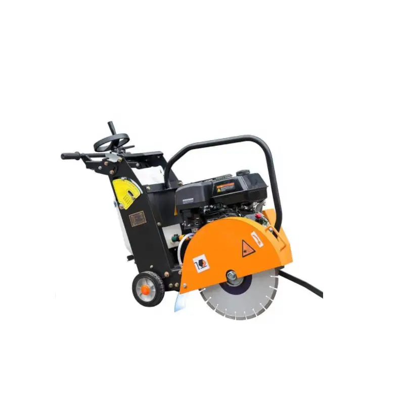 WELLOO WELLLOO Industrial Concrete Road Cutting Machine Hand Held Manual Push Electric 160mm Gasoline Floor Saw Concrete Ceramic Cutter model GCC76450-LS EQUIPMENT