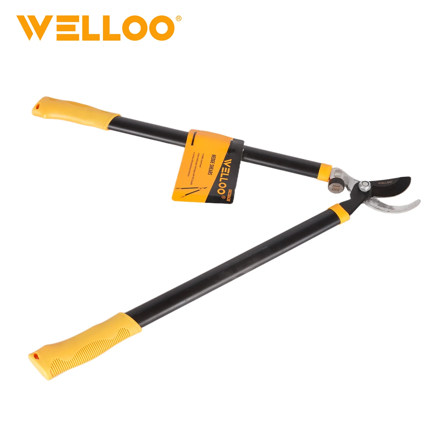 WELLOO Wholesale 65Mn Steel Blade Large Branch Pruners 25inch Manual Shear Cutter Garden Telescopic Pruning Shears model GHS38630 HAND TOOLS product thumbnail 4
