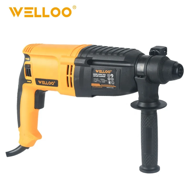 WELLOO Powerful Multi-function Electric Rotary Hammer Drill 110V 220V Portable Electric Breaker Demolition Jack Rotary Hammer model RHML7026 NEW HOT PRODUCTS product