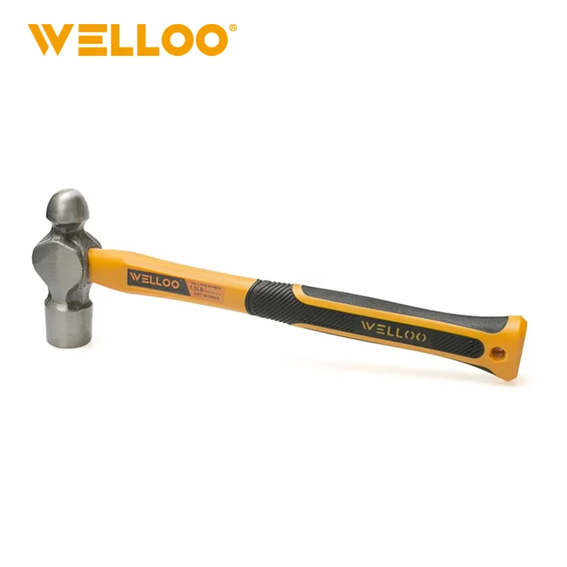 WELLOO Household Appliances Repair Clamp Ball Hammer 12OZ/24OZ/32OZ Ball Pein Hammer with Fiberglass Handle model BHM2412/BHM2424/BHM2432 HAND TOOLS product thumbnail 3