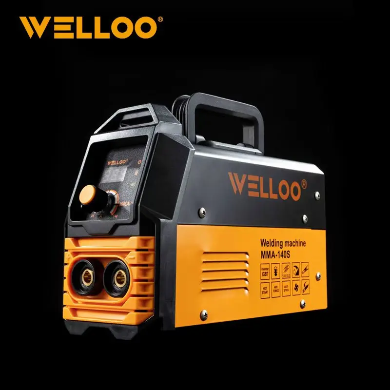 WELLOO High Quality Portable Inverter Welding Machine 35-50V High Frequency Home Welding Machine with Digital Display LCD model DW-MMA140S NEW HOT PRODUCTS product
