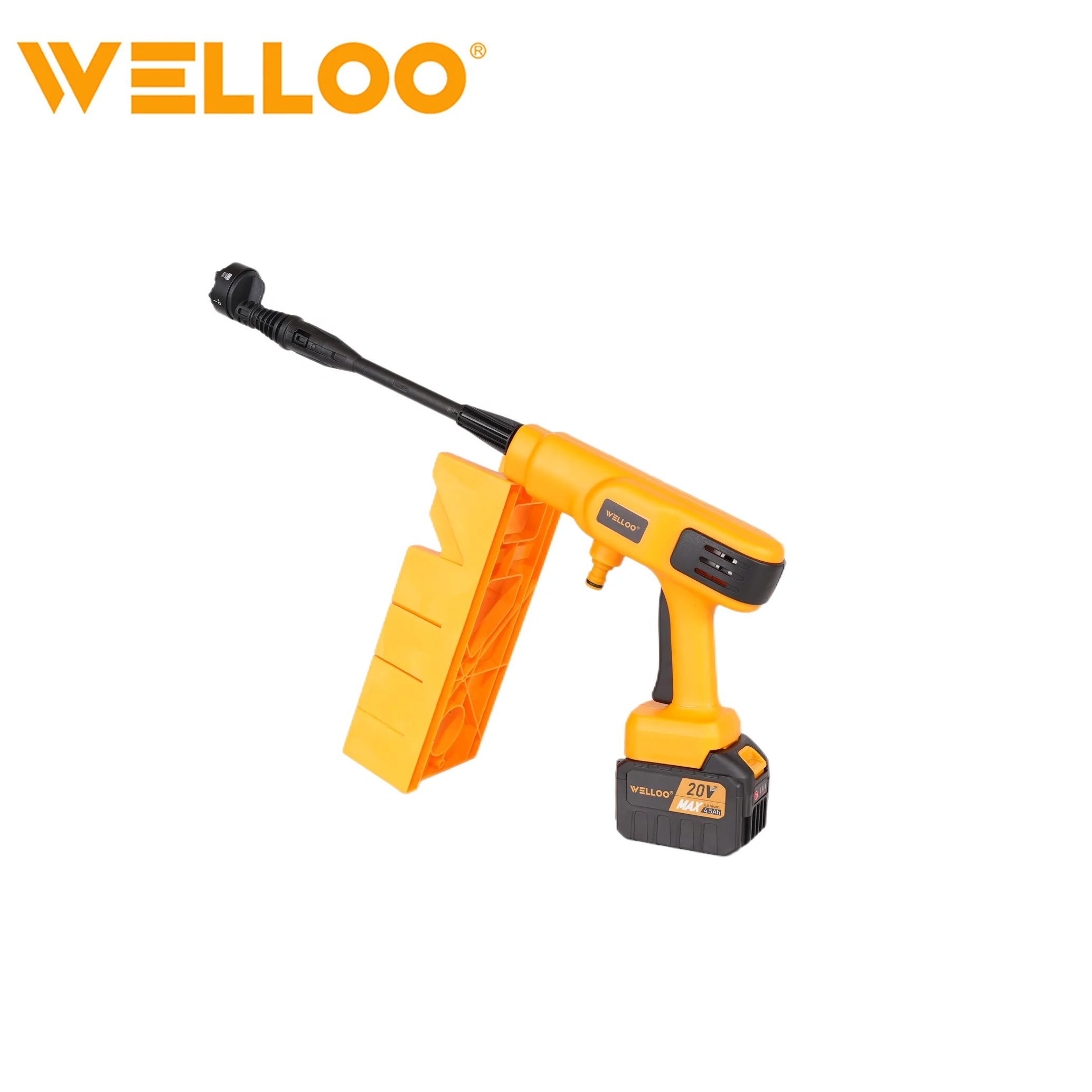 WELLOO Powerful 20V Li-ion Cordless High Pressure Washer Kit with 4.5Ah Battery Portable Design for Home & Car Cleaning CORDLESS TOOLS catalog product image