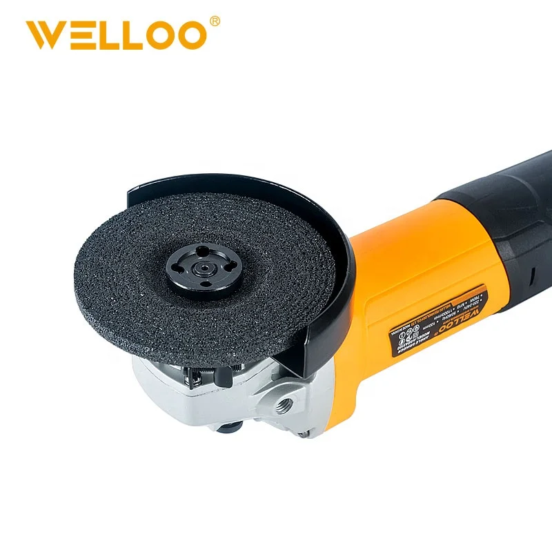 WELLOO Professional Electric Angle Grinder 100mm 760W Power Cutter Grinder Tool Machine for General Grinding and Polishing model AGD63100 NEW HOT PRODUCTS product