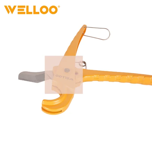 WELLOO Wholesale 210mm Manual Cutting Plumbing Tool Equipment Hand Tools Pvc PU Pipe Scissors Tube Cutters model PCT3503 product thumbnail 4
