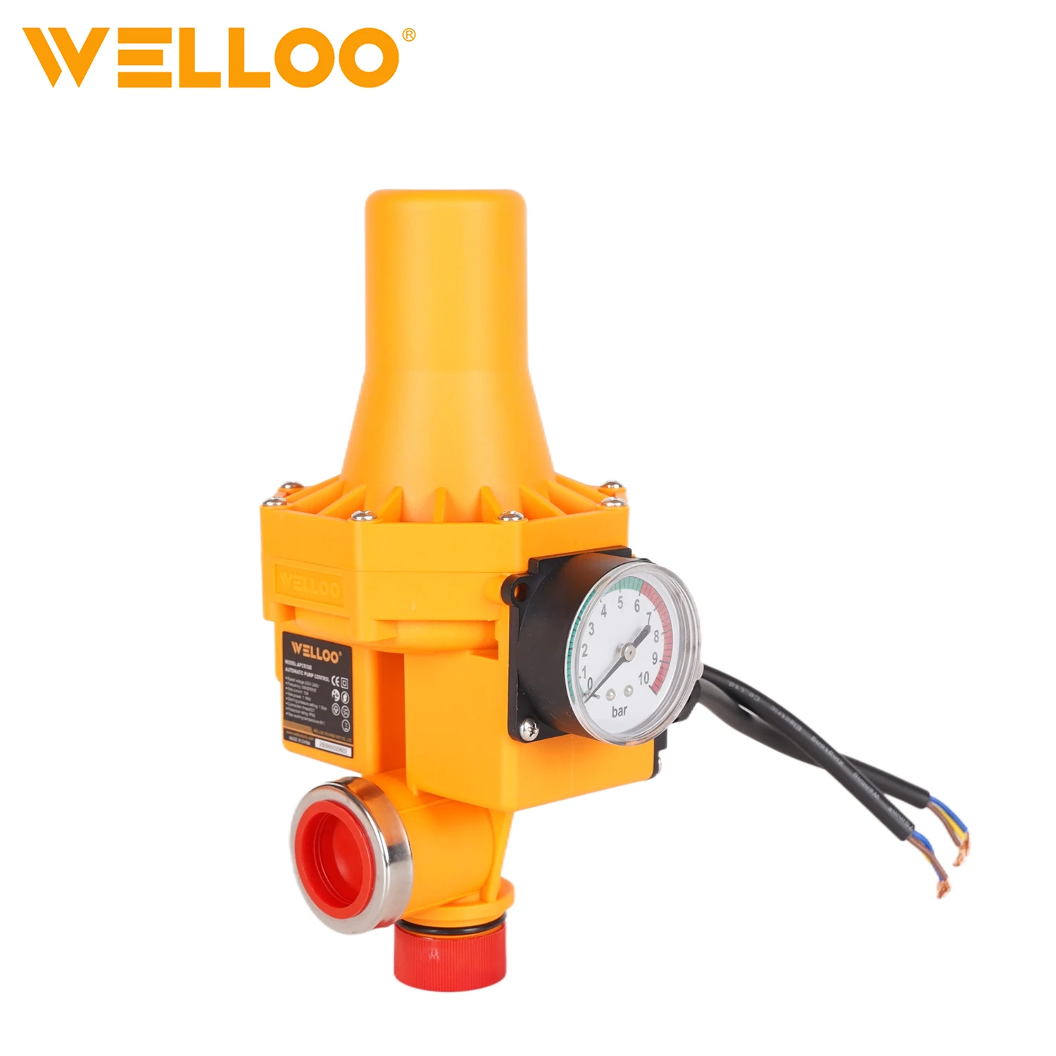 WELLOO Factory Manufacture 3in1 Intelligent Auto Timer Pressure Switch Automatic Pump Controller Water Pump Electric Pressure Switch model APC51100 GARDEN TOOLS & PUMPS