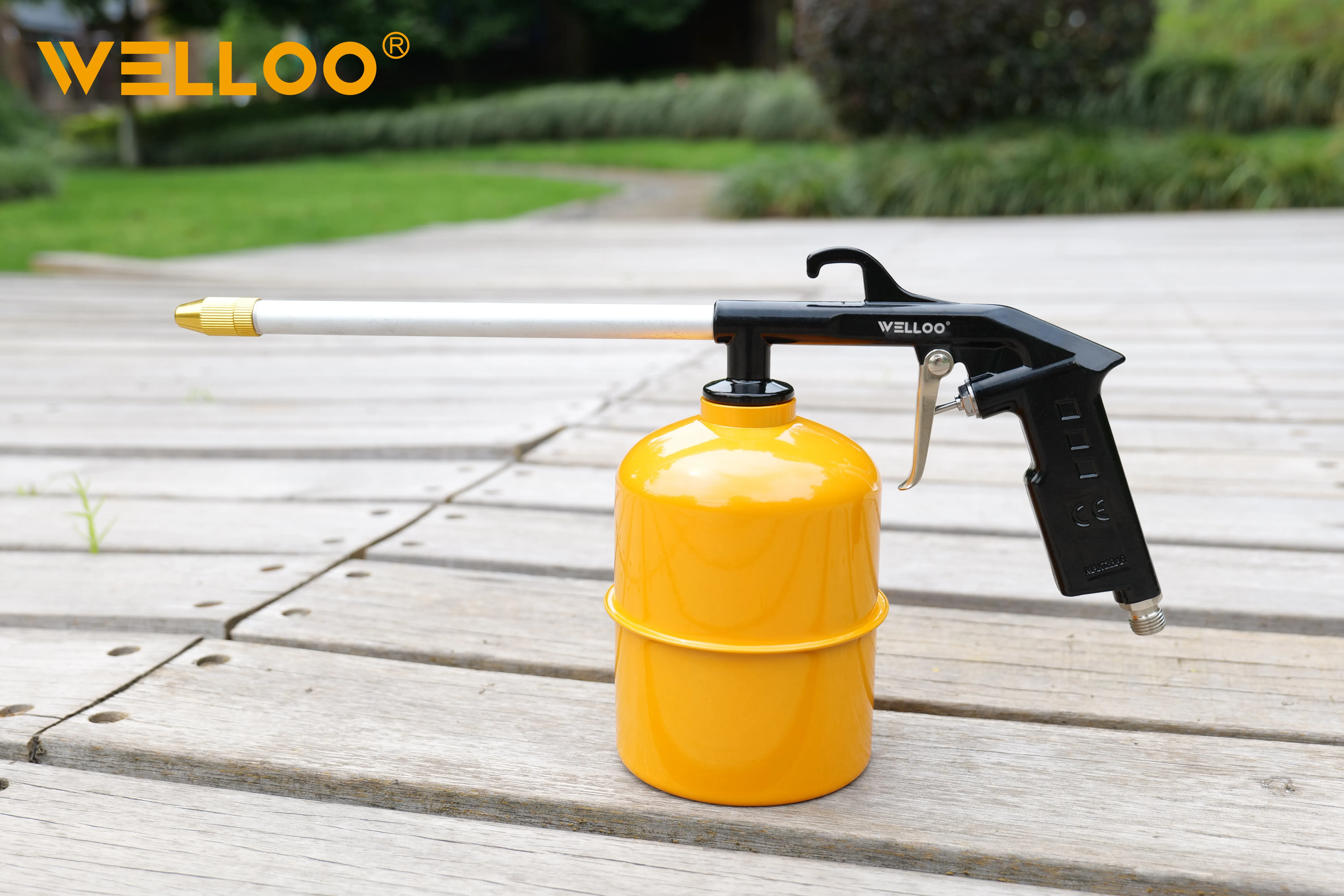 WELLOO Factory Direct Sales 3.0-5.0bar High Pressure air Gun 1000cc air Wash Gun Pneumatic air Gun model AWG3210A AIR TOOLS product thumbnail 5
