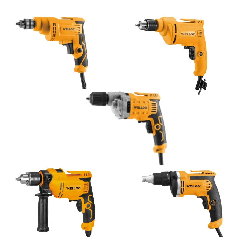 WELLOO Portable Variable Speed 110V/220V Impact Drill Customizable Power Tools Combo Set for Industrial DIY model other product thumbnail 2