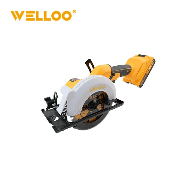WELLOO Portable 20V Li-Ion Cordless Circular Saw 150mm Blade Handheld Cutting Circular Saw for Woodworking model CLS25137S CORDLESS TOOLS product thumbnail 7