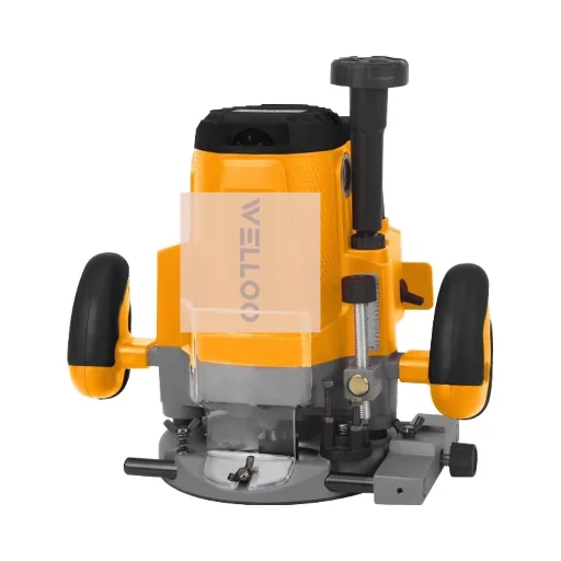 WELLOO Quality Assurance Industrial-grade Electric Manual Wood Router 2200w Variable Speed Portable Wood Processing Machine model ERT38122 POWER TOOLS product thumbnail 8