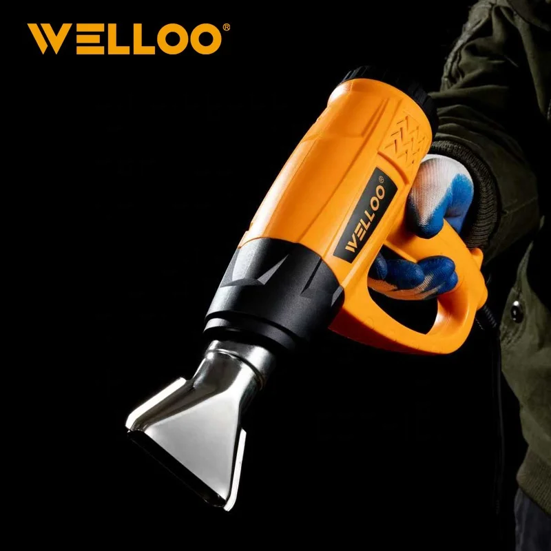 WELLOO Industrial 2000W Hot Air Gun Dual Temperature Electric Heat Blower 220V for Soldering and DIY Use model HGT41200A POWER TOOLS product thumbnail 5
