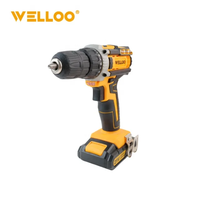 WELLOO High Performance 21V Cordless Electric Drill Set Portable Lithium Power Drill with Dual Battery Pack for Home & Workshop model CLD50221 NEW HOT PRODUCTS product