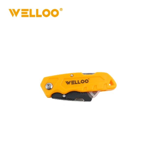WELLOO Industrial 61mmx19mm Utility Knife Hand Portable Folding Utility Knife with Plastic Handle model FKF6519 HAND TOOLS product thumbnail 7
