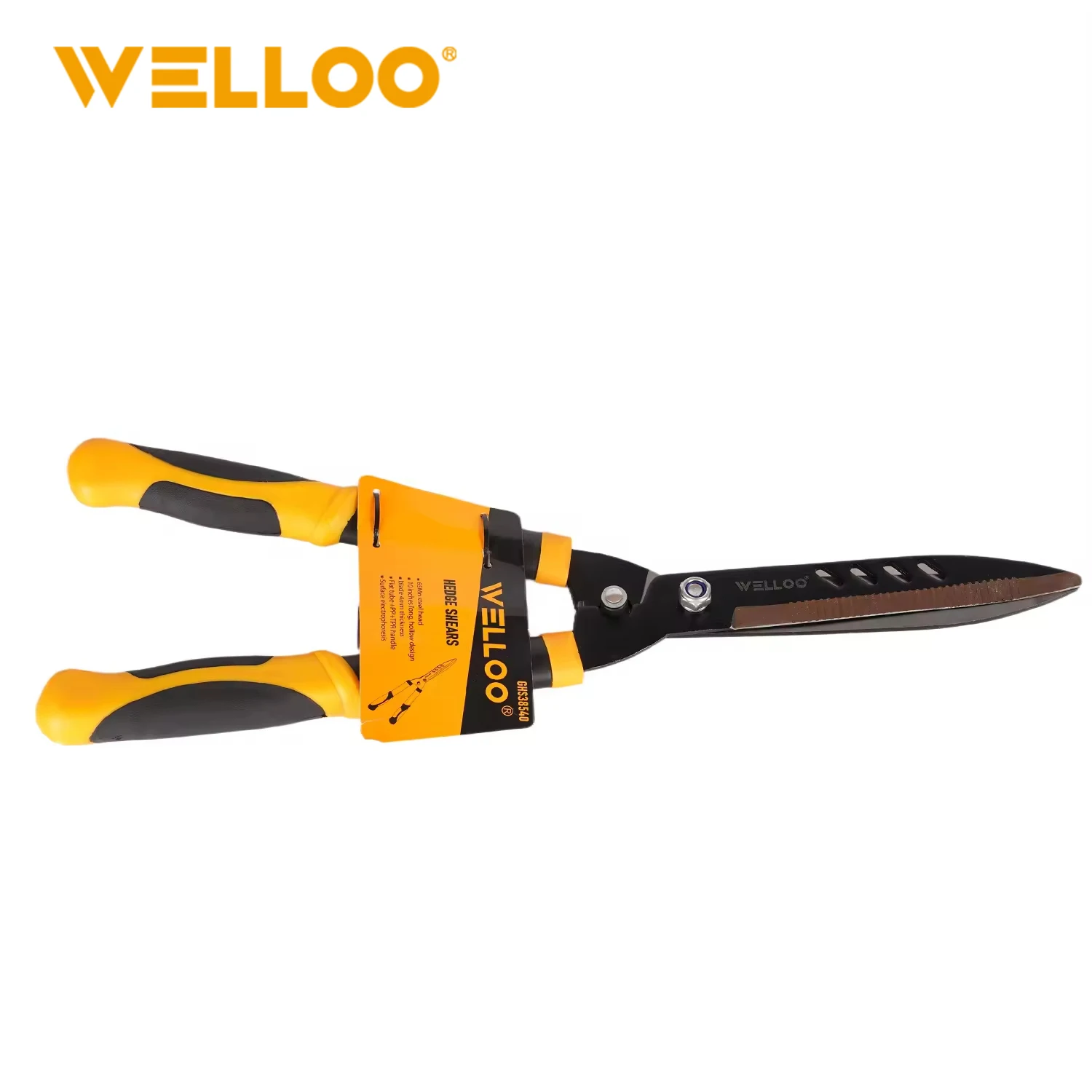 WELLOO Factory Direct Sale 21Inch Carbon Steel Blade Hedge Shears Multi-Functional Manual Garden Hedge Shears model GHS38540 HAND TOOLS product thumbnail 2