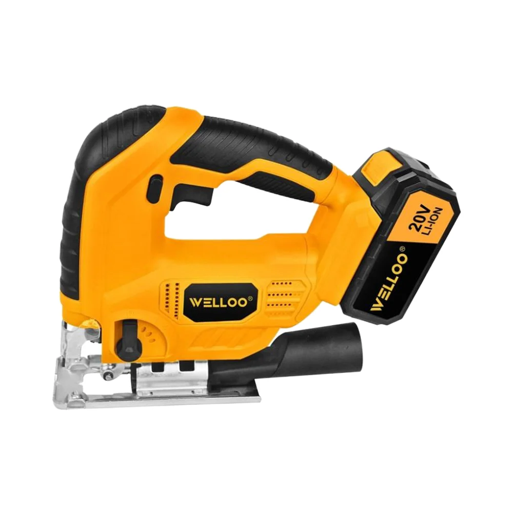 WELLOO Industrial 20V Jig Saw LI-ION Cordless High Power Electric Jig Saw for Wood Metal Stone Tile DIY Application model PCJ25810 CORDLESS TOOLS catalog product image