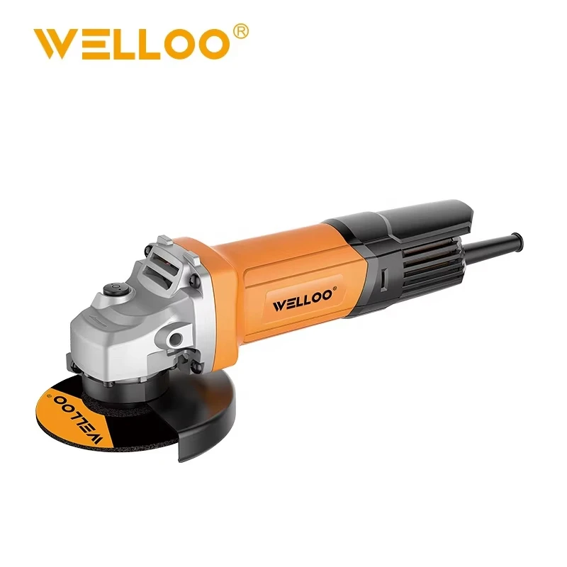 WELLOO Professional Electric Angle Grinder 100mm 760W Power Cutter Grinder Tool Machine for General Grinding and Polishing model AGD63100 NEW HOT PRODUCTS product