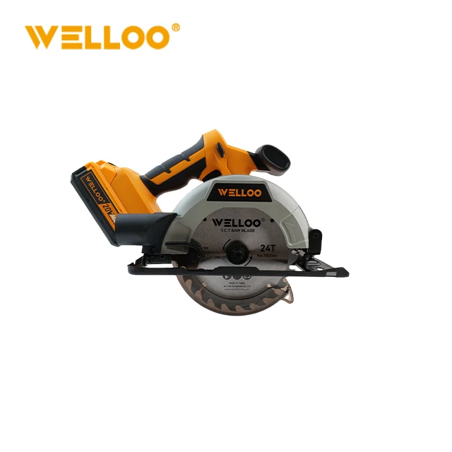 WELLOO 20V Li-Ion Circular Saw Cordless 165mm Blade Adjustable Cutting Depth Electric Circular Saw for DIY Construction model CLS25138S CORDLESS TOOLS product thumbnail 4