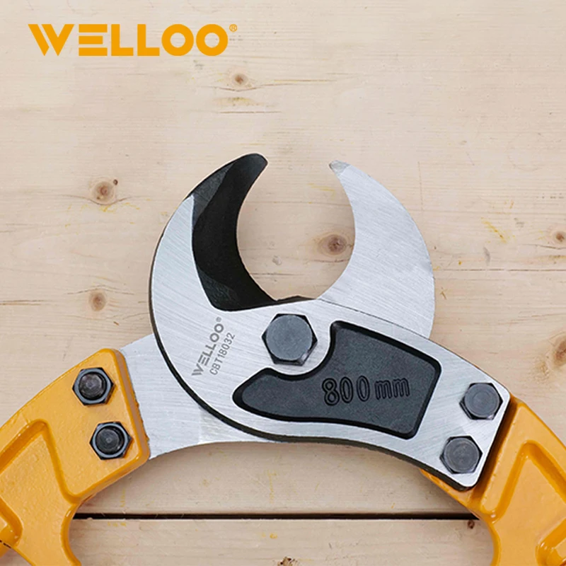 WELLOO Heavy-Duty 32inch Steel Hand Cable Cutter Mechanical Cable Cutter Hand-Operated Cutting Tool for Copper/Aluminum Armoured Cable model CBT18032 HAND TOOLS product