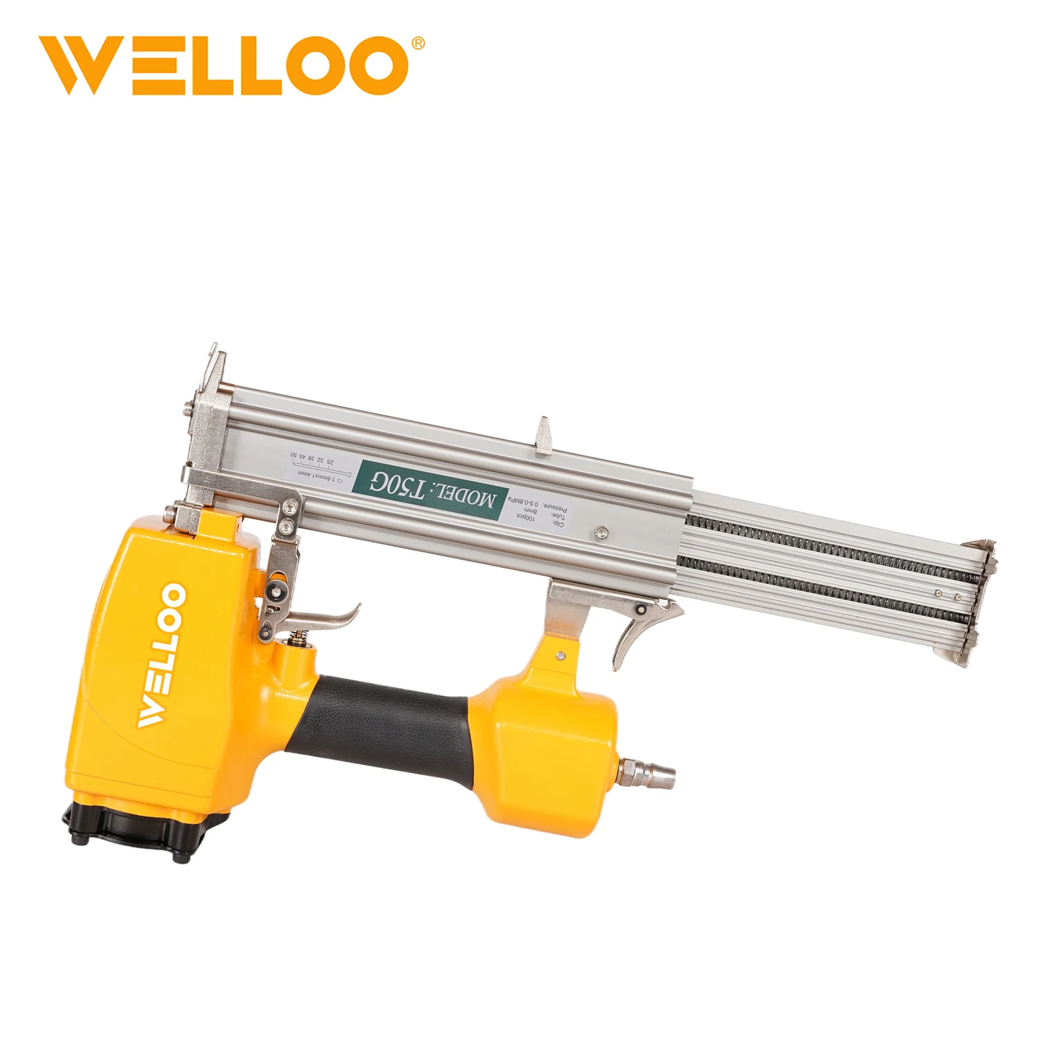 WELLOO Wholesale Price Portable Power Air Nail Gun High Power Handheld Nail Gun for Home Furniture Use model ANGT50 AIR TOOLS product thumbnail 9