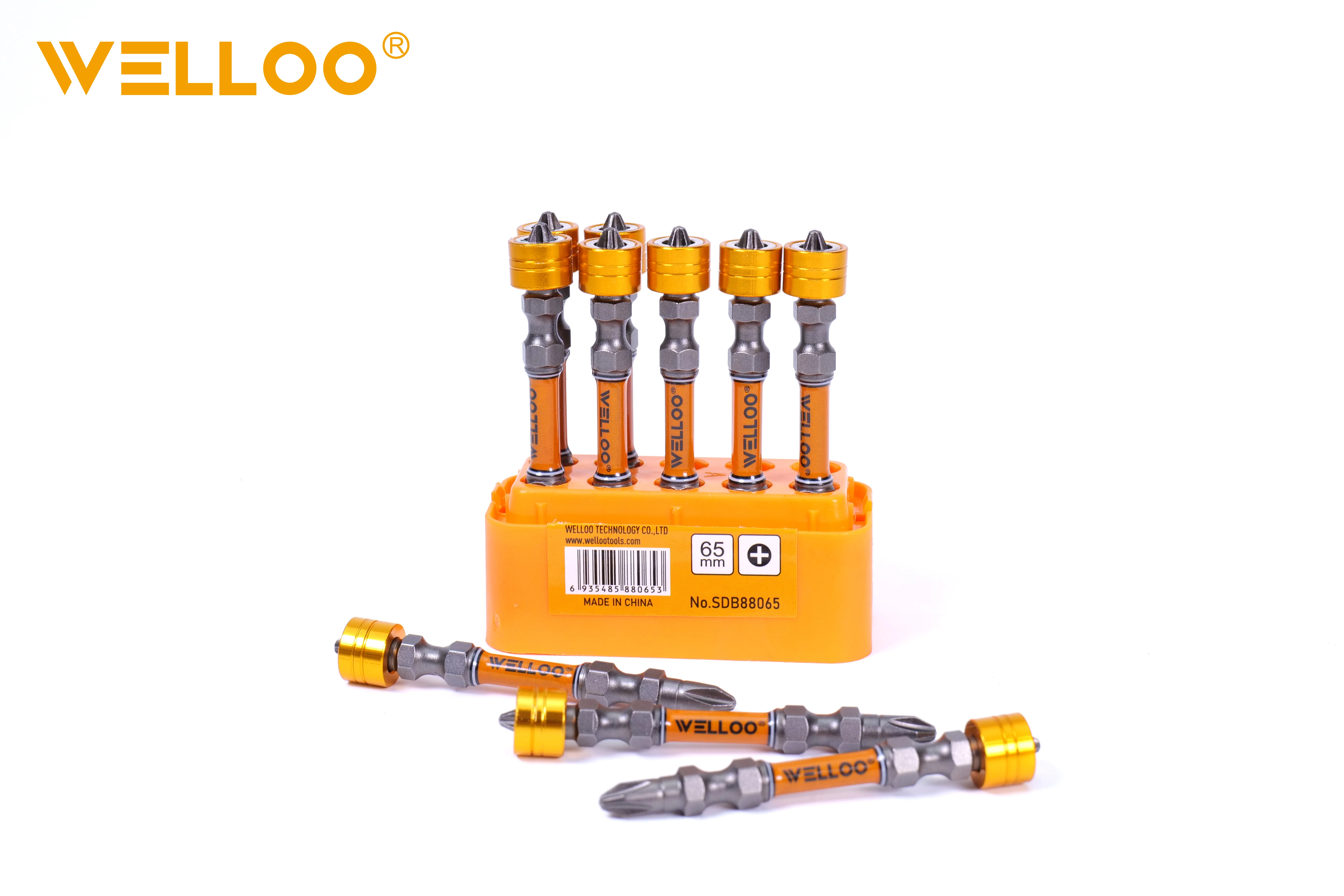 WELLOO Wholesale 10pcs High-Precision Magnetic Coil Screwdriver Bit for Power Drills and Manual Screwdrivers model SDB88065 ACCESSORIES product thumbnail 5