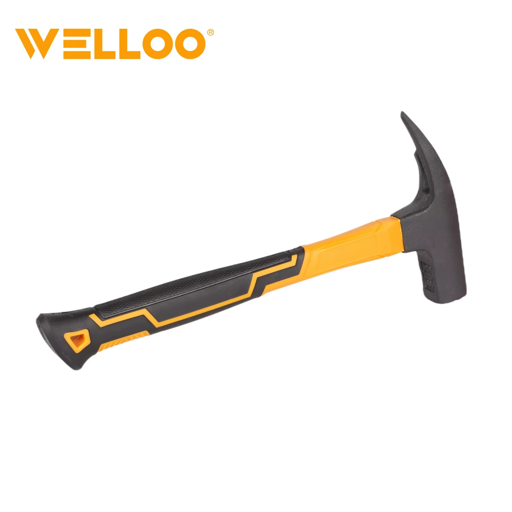 WELLOO Wholesale Custom Manual Hardware Tools Home Claw Hammer Fiberglass Handle Carbon Steel Material Claw Hammer model FHM63600 HAND TOOLS product thumbnail 6