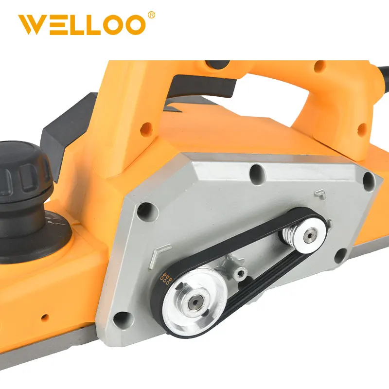 WELLOO Professional Manufacture 710W 82mm Electric Wood Planer 82mm Polisher for Wood Working Power Tools model EPL38202 product thumbnail 4