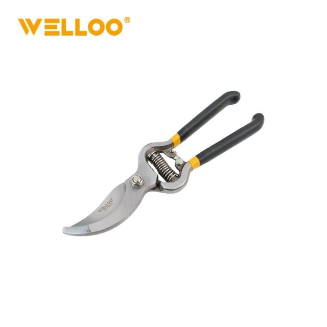 WELLOO 200mm/250mm Ergonomic Garden Secateurs Bypass Pruning Shear Garden Tool with Two Color Dip Handle model GDS3610 HAND TOOLS product thumbnail 5