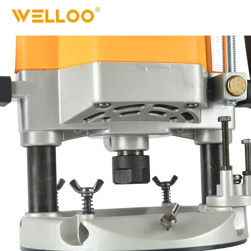 WELLOO 1600W Electric Router Machine Professional Hand Power Tools Small Woodworking Milling Electric Wood Router model ERT36127 product thumbnail 5