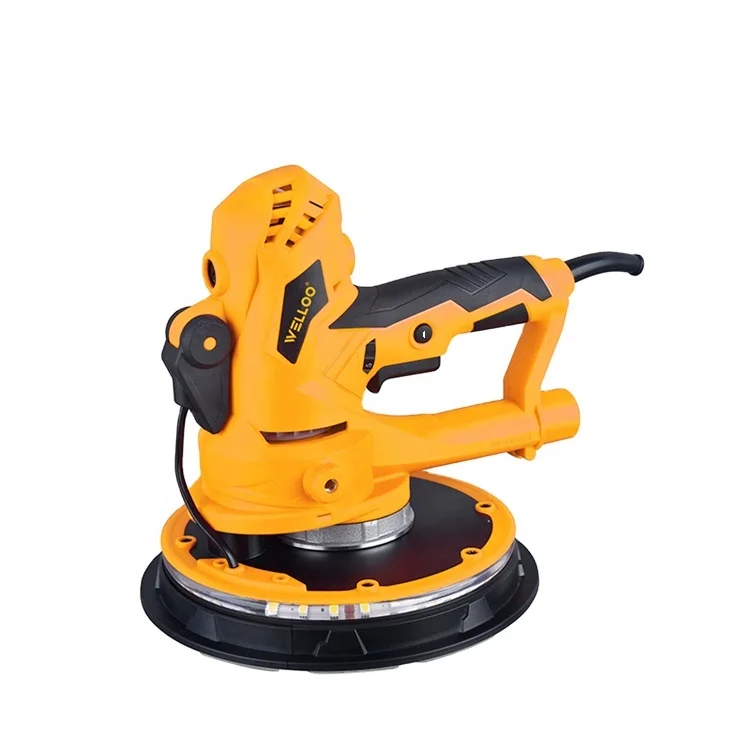 WELLOO Drywall Sanders 850W Handheld Variable Speed LED Light Dust-Free Polishing Industrial Use Wall Grinding Machine model WSD22701 POWER TOOLS product thumbnail 3