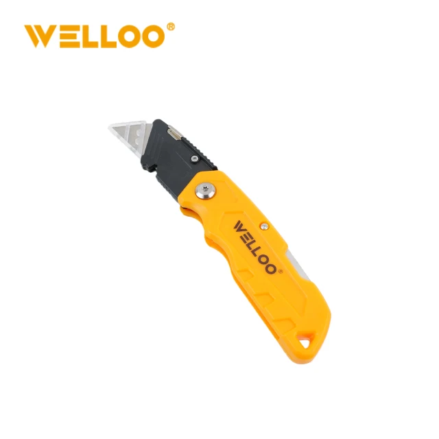 WELLOO Industrial 61mmx19mm Utility Knife Hand Portable Folding Utility Knife with Plastic Handle model FKF6519 HAND TOOLS product thumbnail 5