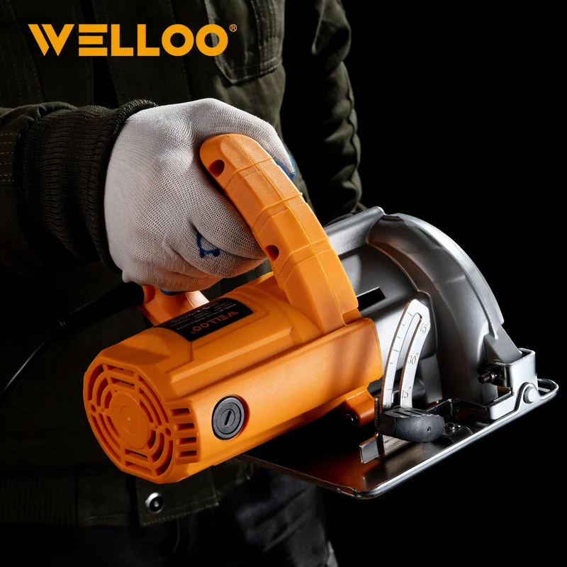WELLOO 1300W Electric Cutting Marble Stone Circular Saw Tools Adjustable Slope Cutting Ceramic Tile Steel Cutting Machine model MCT65125 POWER TOOLS product thumbnail 6