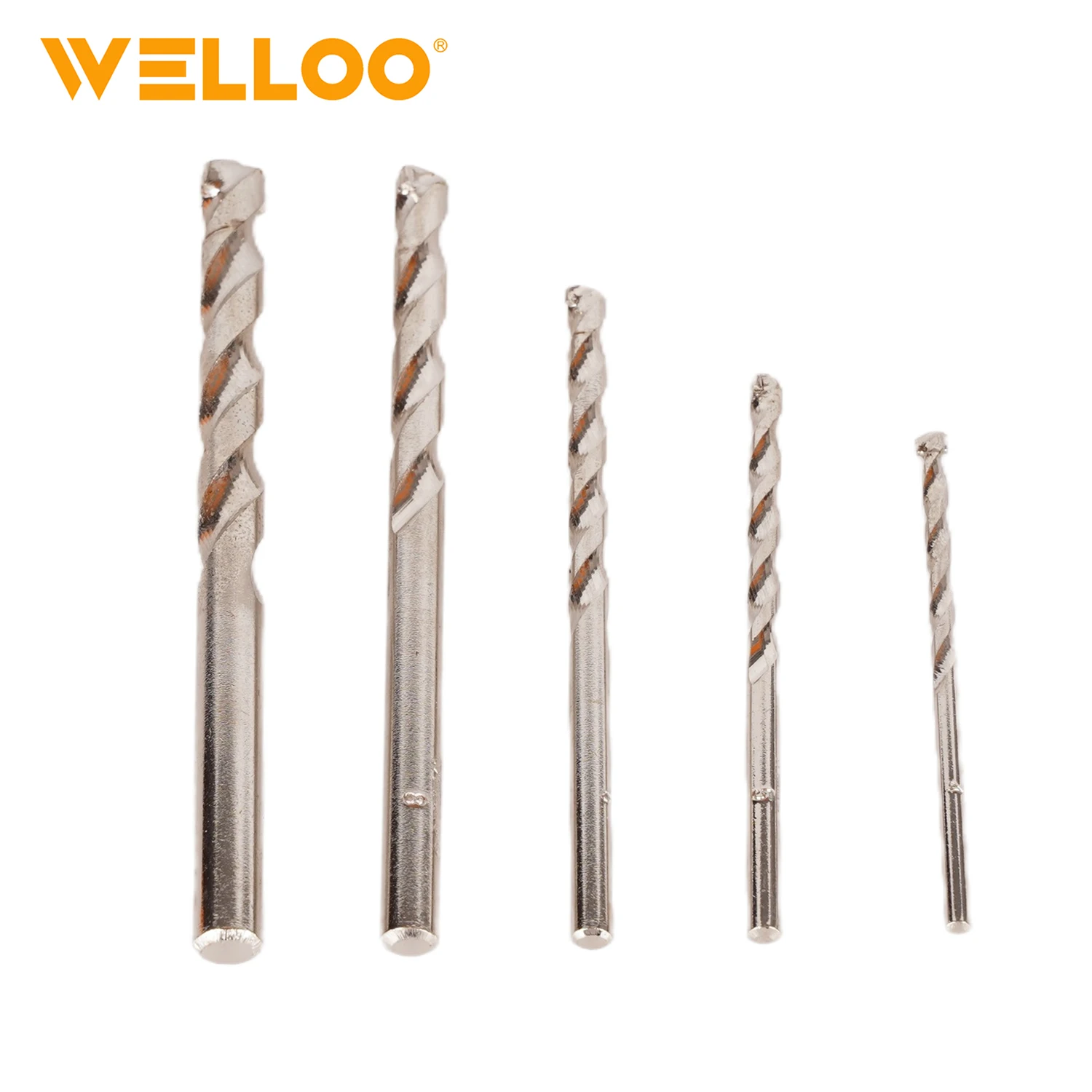 WELLOO Trade Assurance 5pcs Multi-functional 4/5/6/8/10mm Carbon Steel Twist Drill Bits for Wood Metal Drilling model WDB04505 ACCESSORIES product thumbnail 5