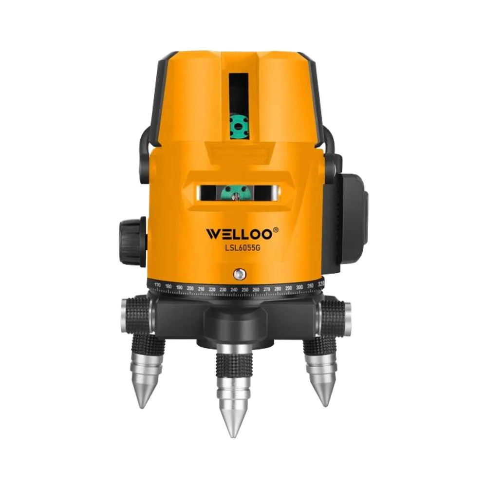 WELLOO 1.5 Green Lines Laser Level High-Precision Line Laser Level Battery-powered Laser Level model LSL6055G HAND TOOLS catalog product image