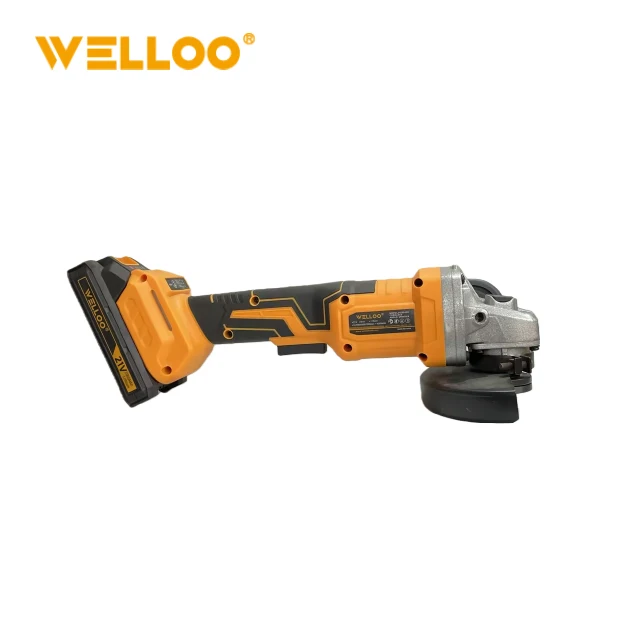 WELLOO New Arrival 21V Li-ion Cordless Angle Grinder 115mm Disc Strong Power 7000rpm High Speed Angle Grinder model PCG5420 CORDLESS TOOLS product thumbnail 3